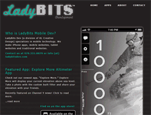 Tablet Screenshot of ladybitsdev.com